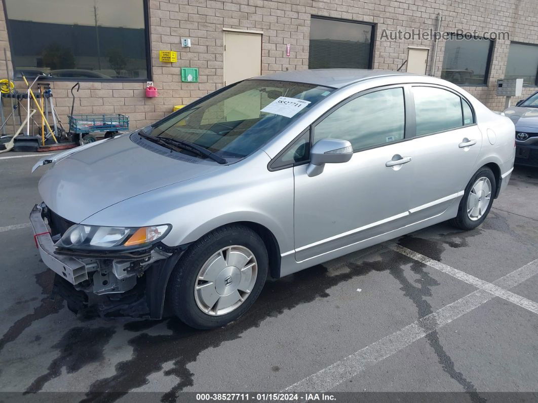 2006 Honda Civic Hybrid   Silver vin: JHMFA36296S009017