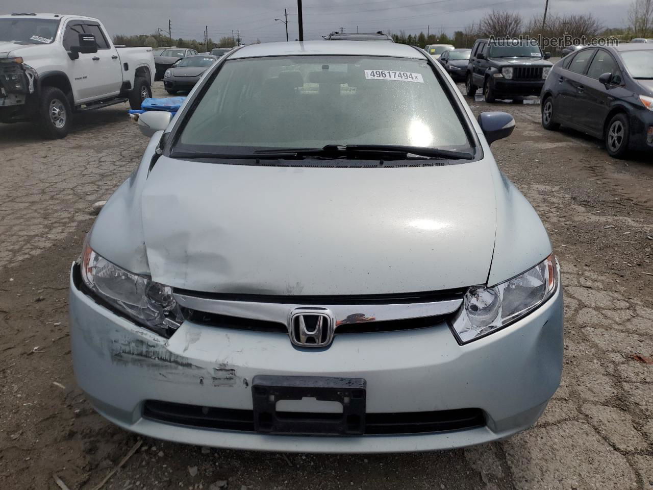 2006 Honda Civic Hybrid Blue vin: JHMFA36296S010202