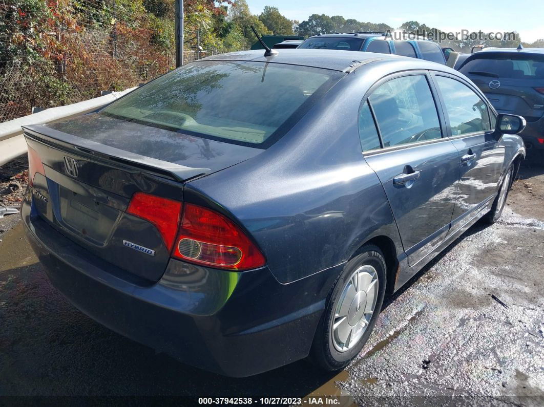 2006 Honda Civic Hybrid   Gray vin: JHMFA36296S018297