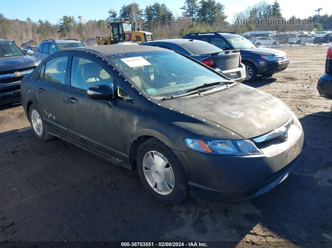 2006 Honda Civic Hybrid   Черный vin: JHMFA36296S018929