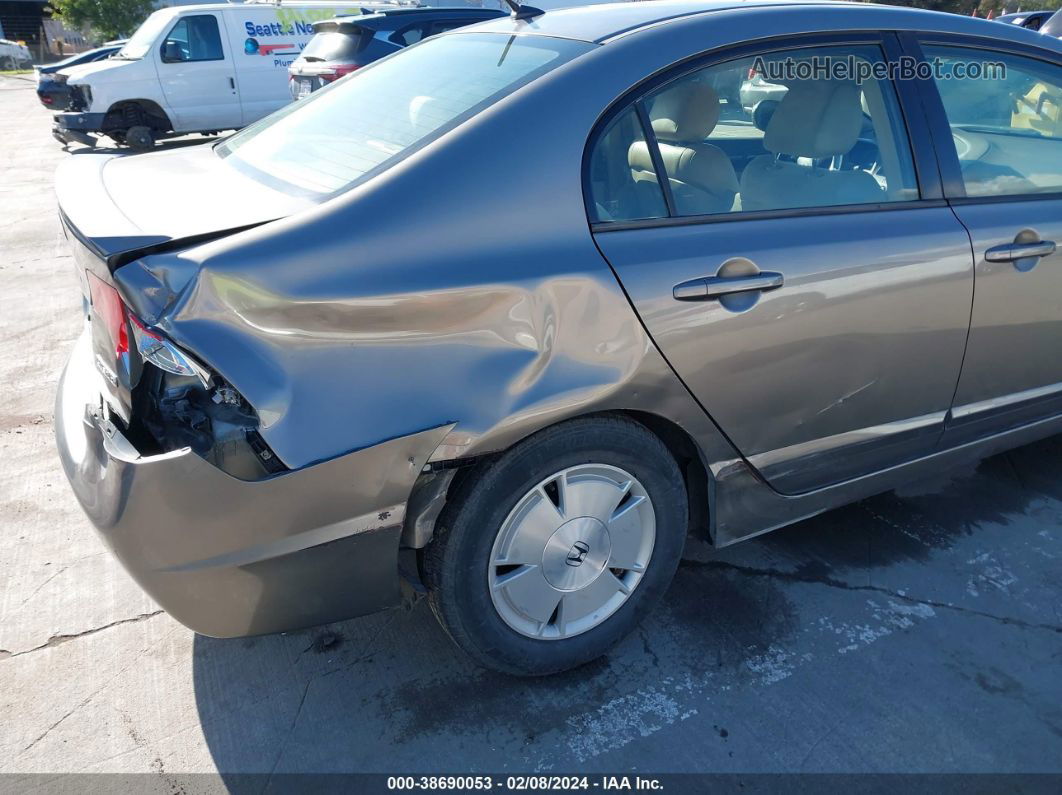 2006 Honda Civic Hybrid   Gray vin: JHMFA36296S022527