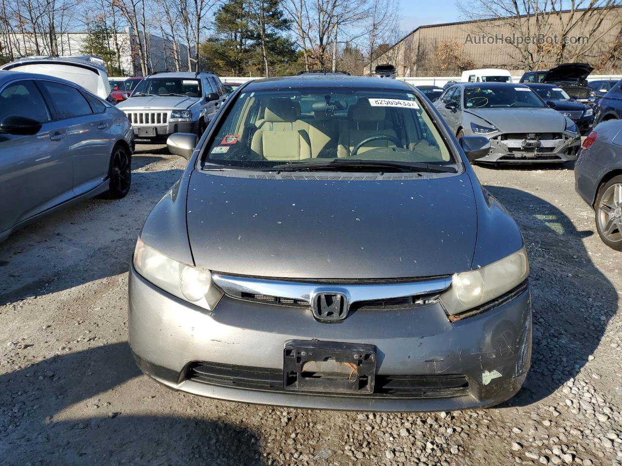 2006 Honda Civic Hybrid Beige vin: JHMFA36296S022611