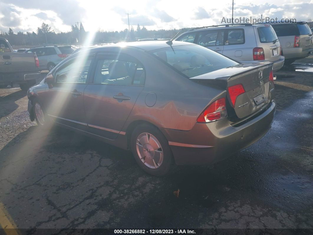 2006 Honda Civic Hybrid   Gray vin: JHMFA36296S026576