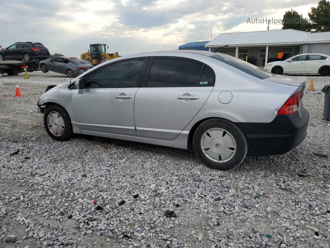 2008 Honda Civic Hybrid Silver vin: JHMFA36298S024944