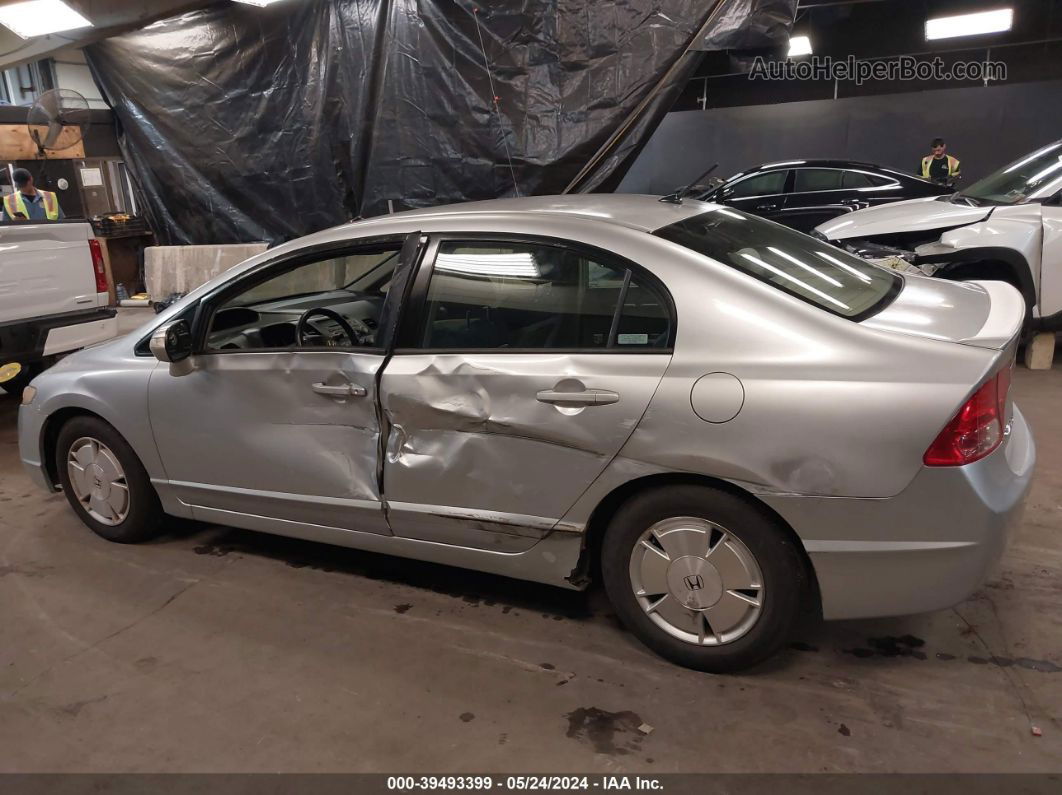 2006 Honda Civic Hybrid   Silver vin: JHMFA362X6S009771