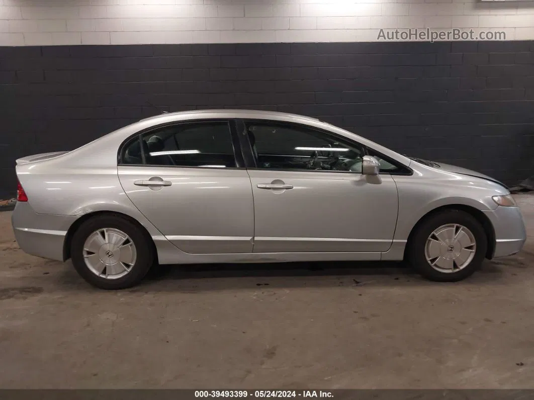 2006 Honda Civic Hybrid   Silver vin: JHMFA362X6S009771