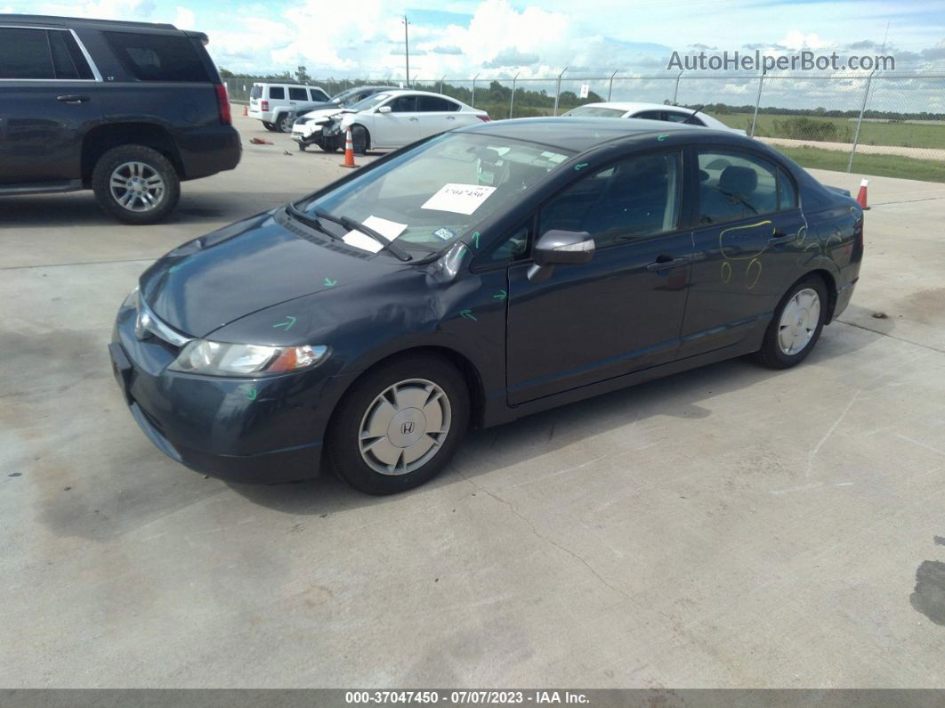 2006 Honda Civic Hybrid   Gray vin: JHMFA362X6S012413