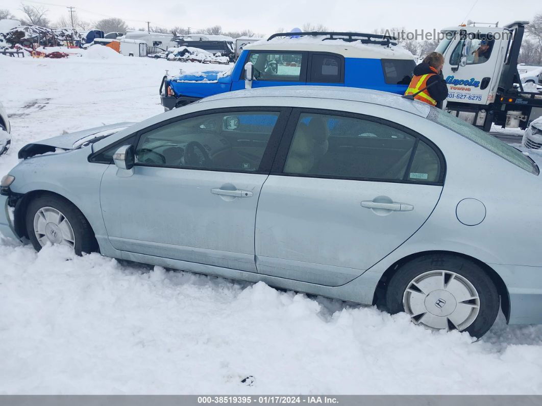 2006 Honda Civic Hybrid   Gray vin: JHMFA362X6S021581