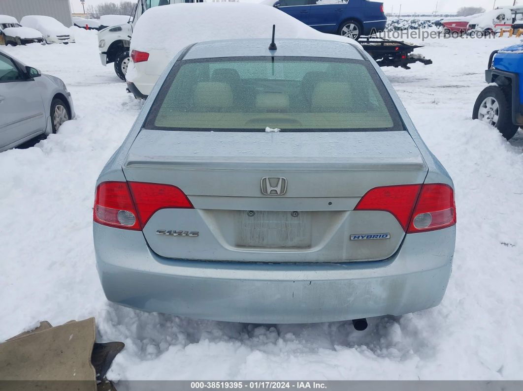 2006 Honda Civic Hybrid   Gray vin: JHMFA362X6S021581