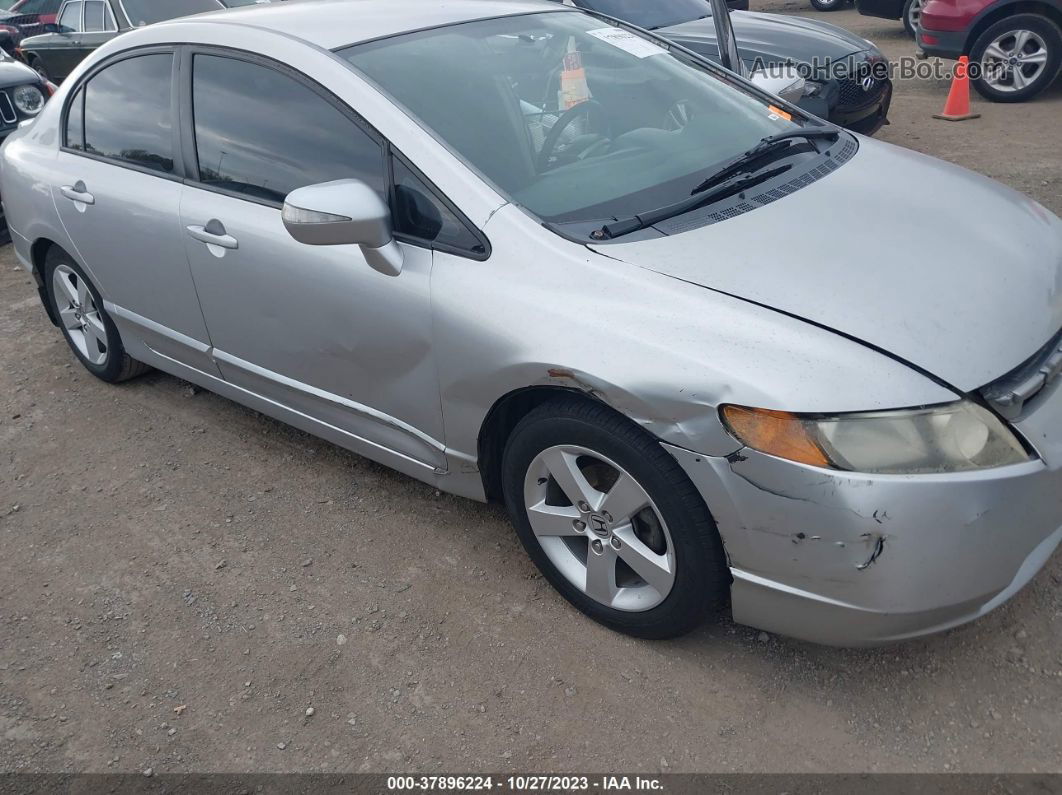 2006 Honda Civic Hybrid   Silver vin: JHMFA362X6S029549