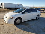 2008 Honda Civic Hybrid Белый vin: JHMFA362X8S004606