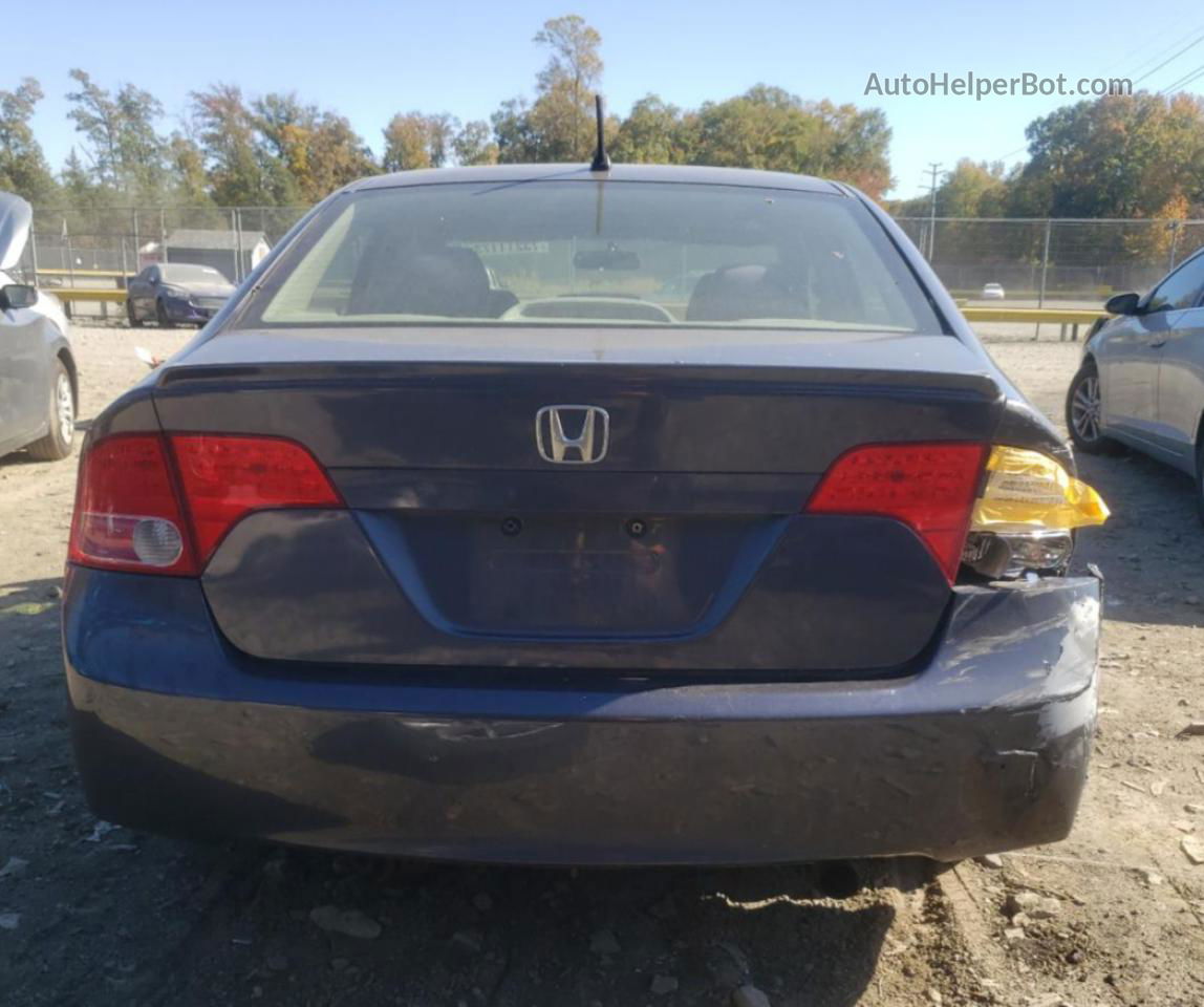 2008 Honda Civic Hybrid Blue vin: JHMFA362X8S022538