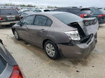 2012 Honda Civic Lx Gray vin: JHMFB2F52CS001614