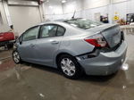 2012 Honda Civic Hybrid Blue vin: JHMFB4F24CS007545