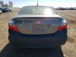 2012 Honda Civic Hybrid L Gray vin: JHMFB4F39CS010479