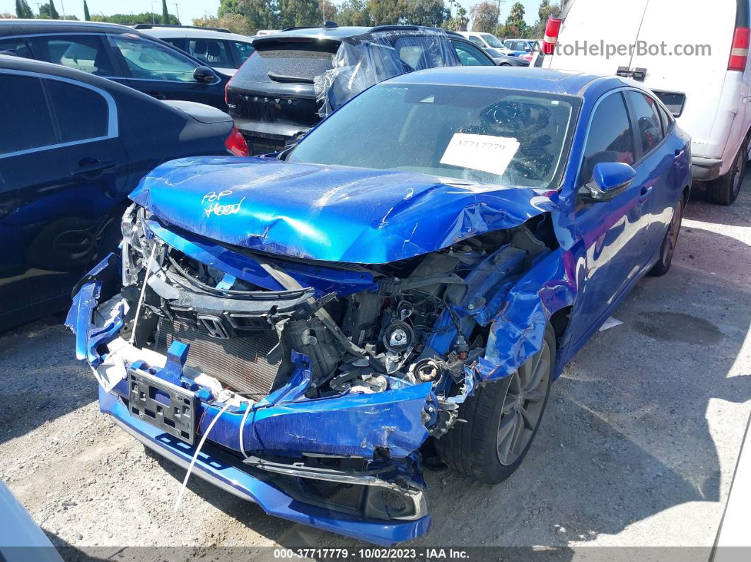 2019 Honda Civic Ex Blue vin: JHMFC1F32KX008702