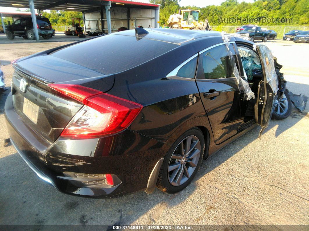 2019 Honda Civic Sedan Ex Black vin: JHMFC1F33KX003329