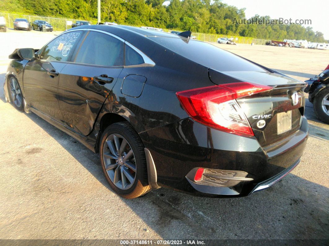 2019 Honda Civic Sedan Ex Black vin: JHMFC1F33KX003329