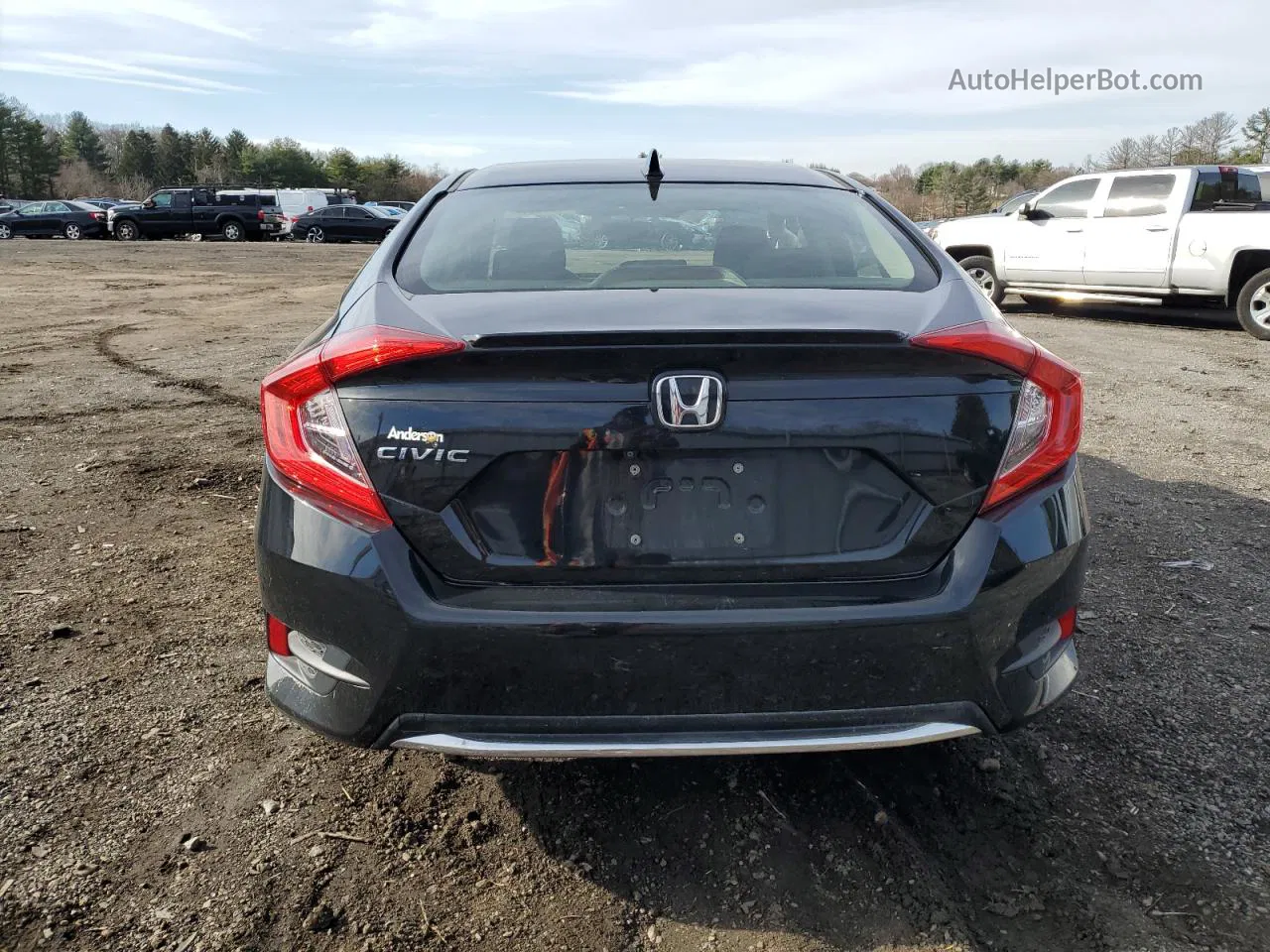 2019 Honda Civic Ex Black vin: JHMFC1F37KX008680