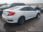 2019 Honda Civic Ex White vin: JHMFC1F38KX012186