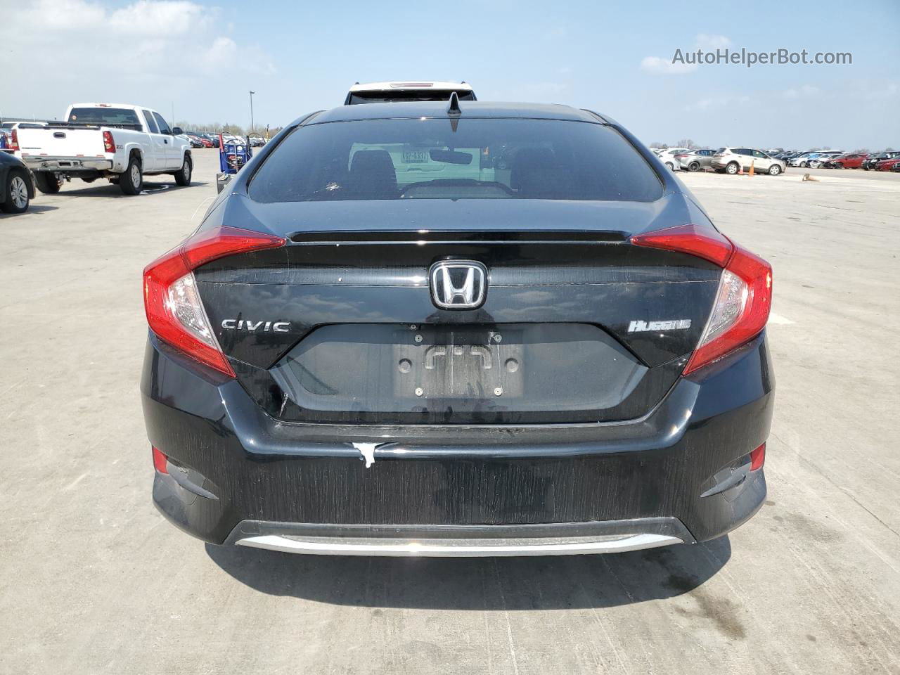 2019 Honda Civic Exl Black vin: JHMFC1F7XKX011558