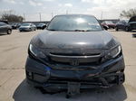 2019 Honda Civic Exl Black vin: JHMFC1F7XKX011558