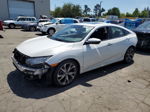 2019 Honda Civic Touring White vin: JHMFC1F97KX008263