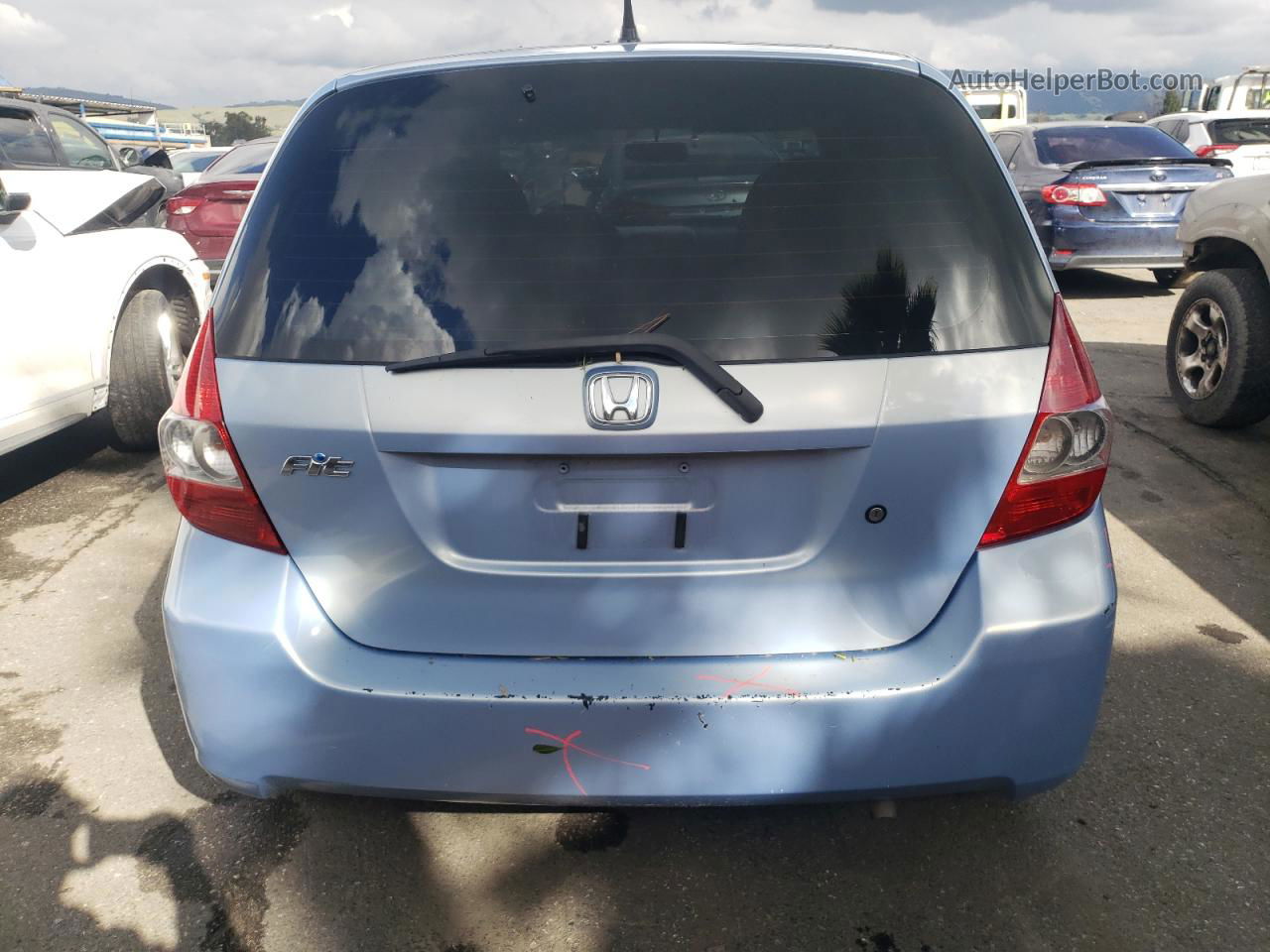 2008 Honda Fit  Blue vin: JHMGD37418S059456