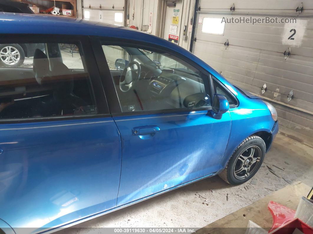 2008 Honda Fit   Blue vin: JHMGD37428S062379