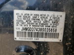 2008 Honda Fit  Черный vin: JHMGD37438S035658