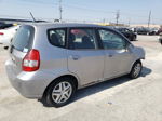 2008 Honda Fit  Silver vin: JHMGD37438S072063