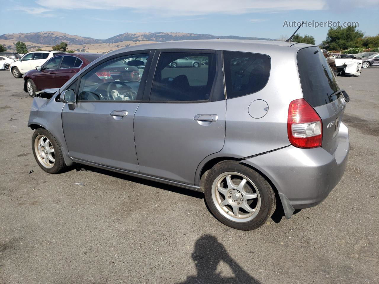 2008 Honda Fit  Gray vin: JHMGD37448S034292