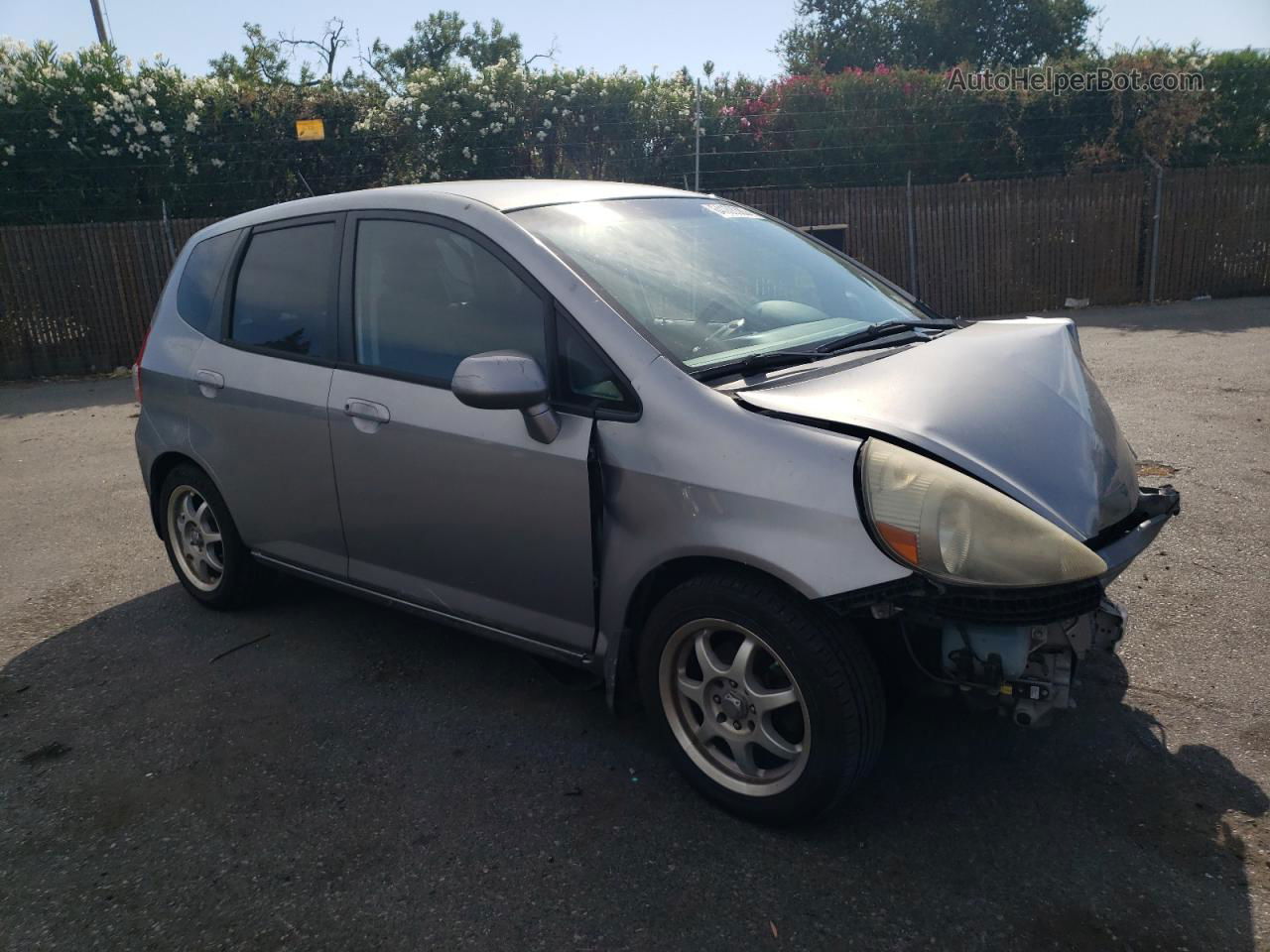 2008 Honda Fit  Gray vin: JHMGD37448S034292