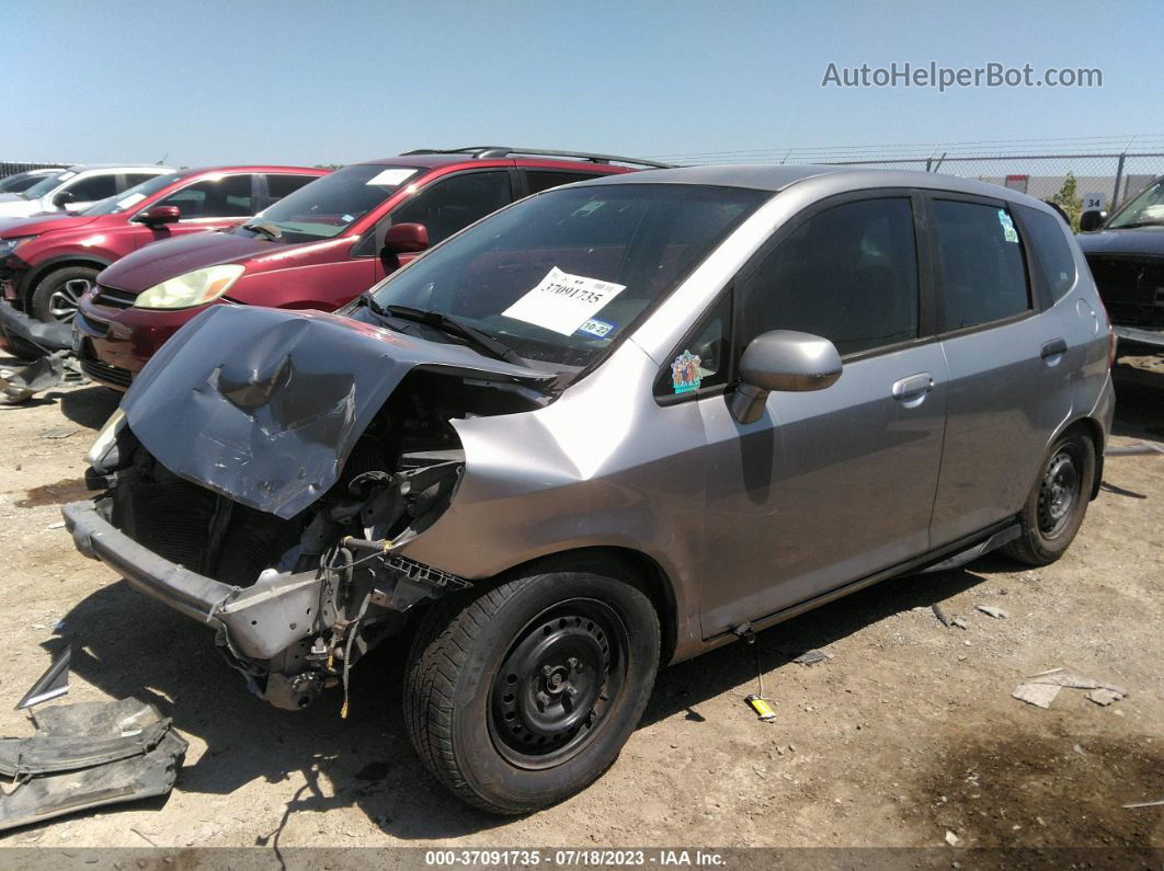 2008 Honda Fit   Gray vin: JHMGD37448S060617