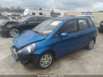 2008 Honda Fit Blue vin: JHMGD37458S000460