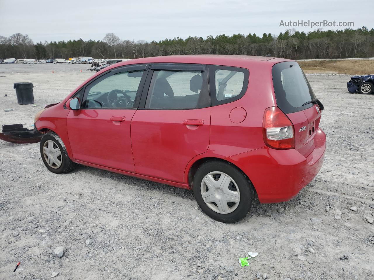 2008 Honda Fit  Красный vin: JHMGD37458S061792