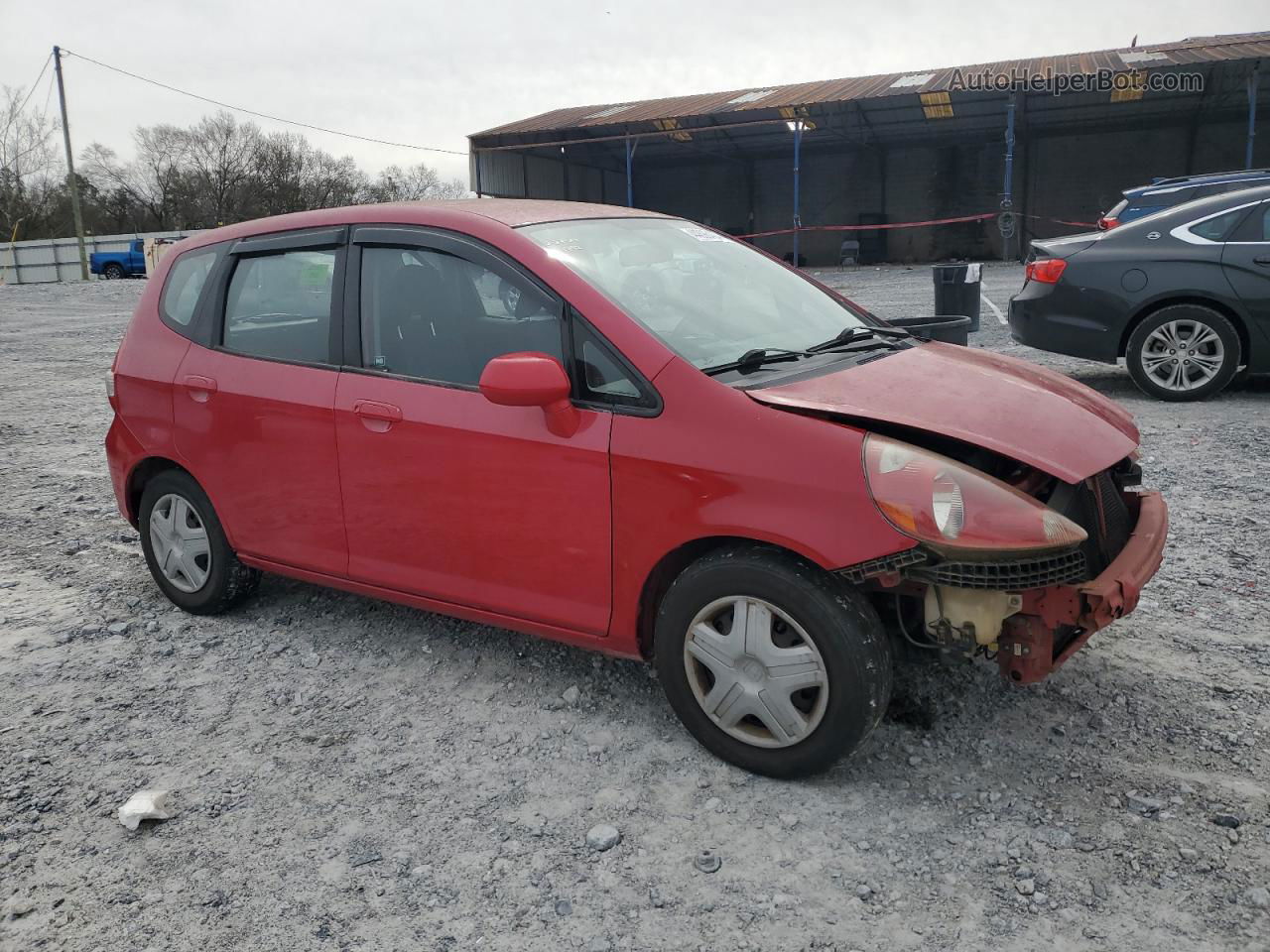 2008 Honda Fit  Красный vin: JHMGD37458S061792