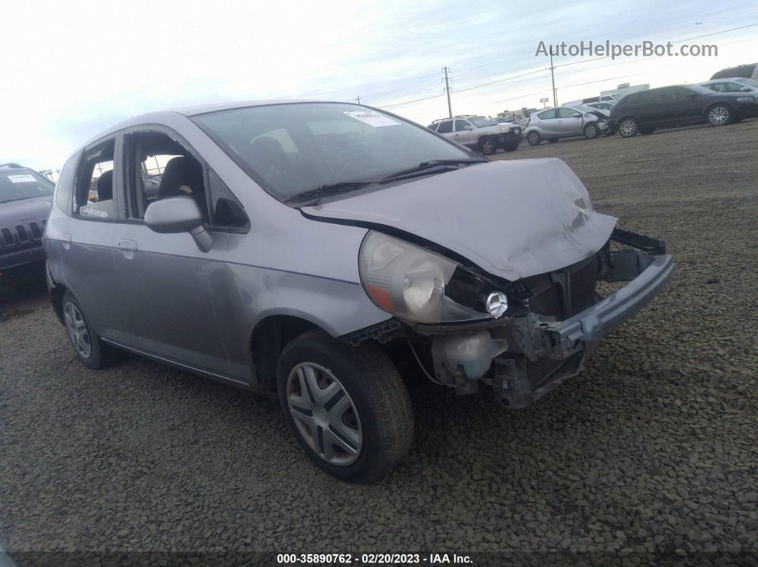 2008 Honda Fit Silver vin: JHMGD37468S042698