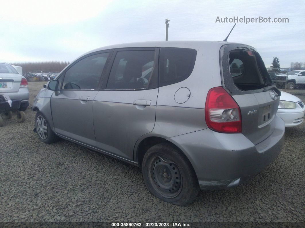 2008 Honda Fit Silver vin: JHMGD37468S042698