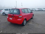 2008 Honda Fit   Red vin: JHMGD37468S061199