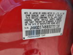 2008 Honda Fit  Красный vin: JHMGD37468S070128