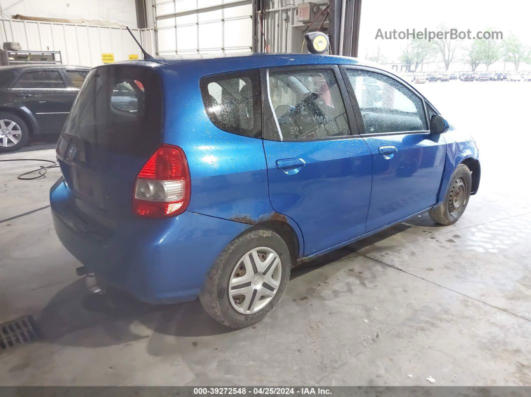 2008 Honda Fit   Blue vin: JHMGD37478S059512