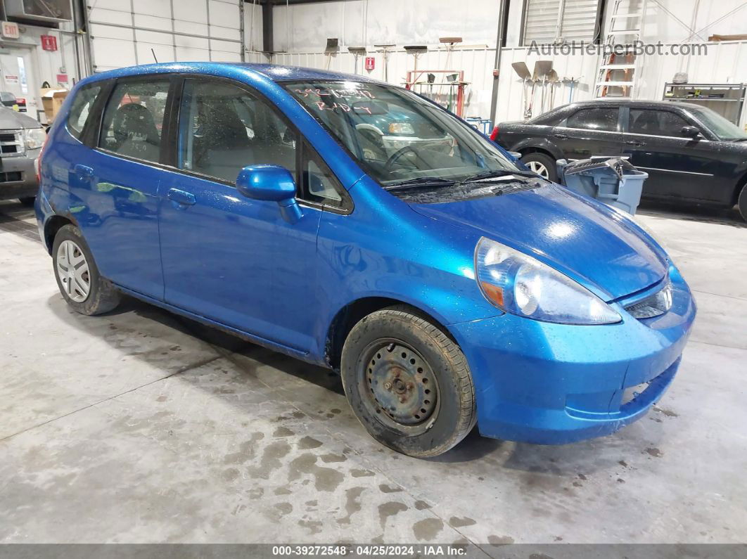 2008 Honda Fit   Blue vin: JHMGD37478S059512