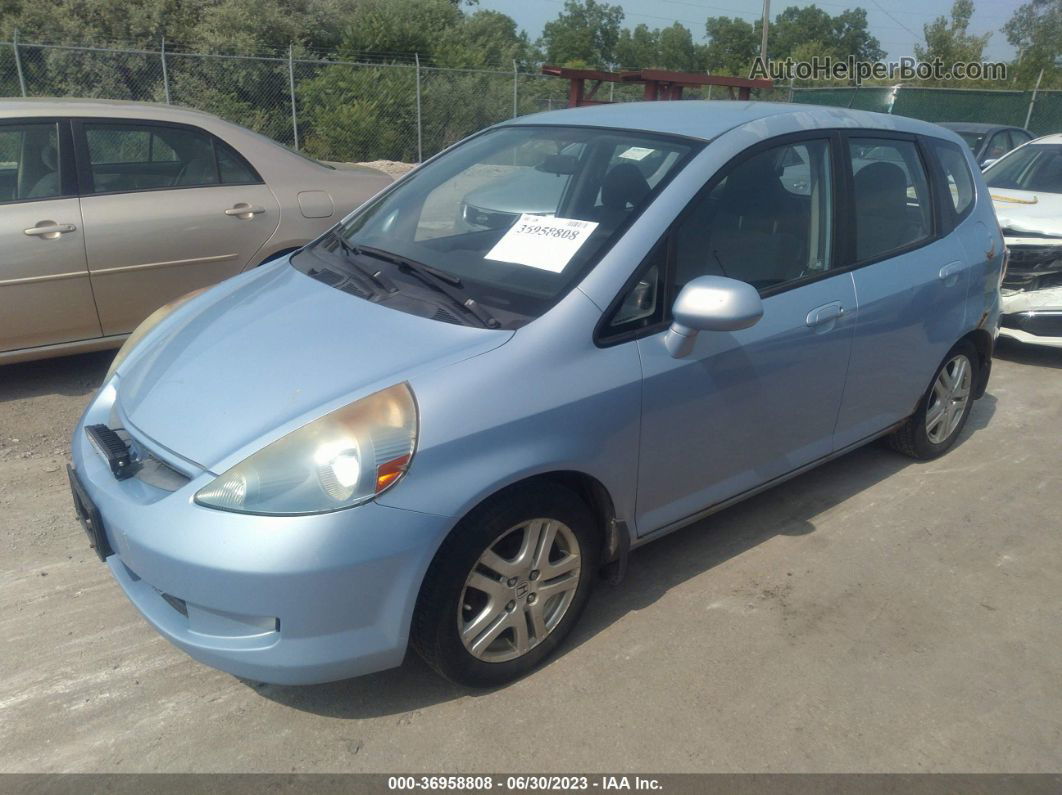 2008 Honda Fit   Light Blue vin: JHMGD37478S068260