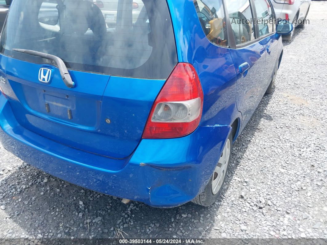 2008 Honda Fit   Blue vin: JHMGD37498S070835