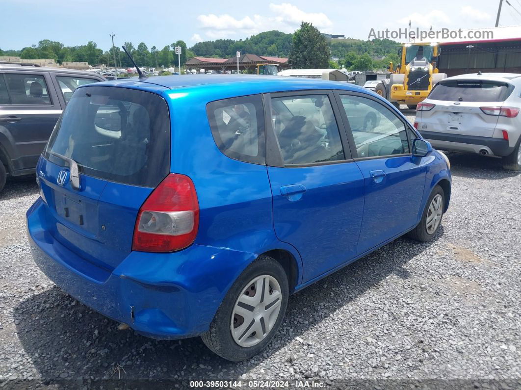 2008 Honda Fit   Blue vin: JHMGD37498S070835