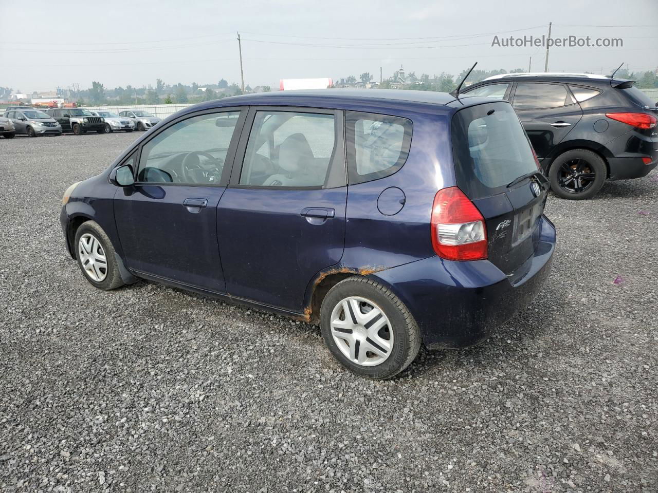 2008 Honda Fit  Purple vin: JHMGD37498S806141