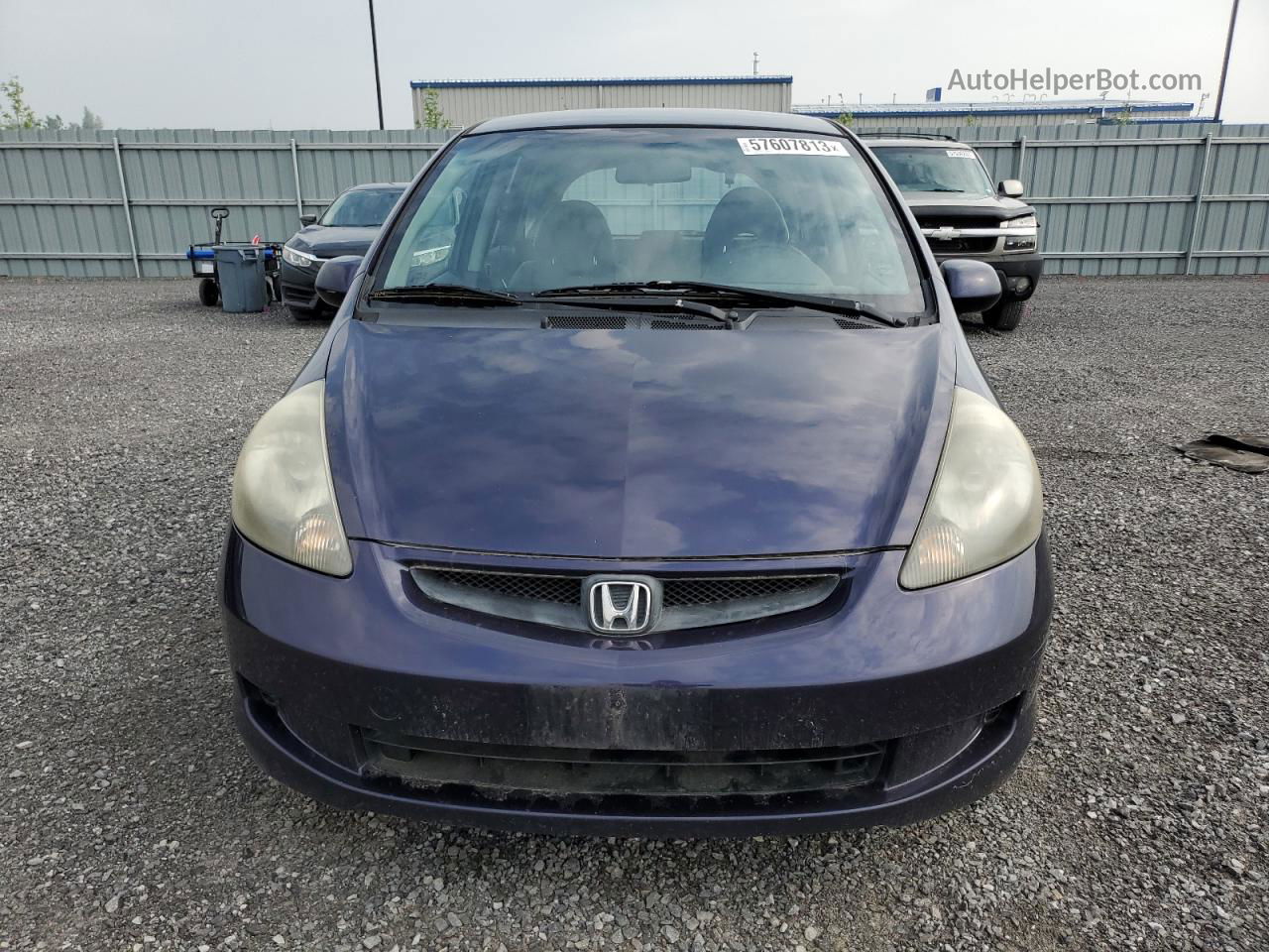 2008 Honda Fit  Purple vin: JHMGD37498S806141