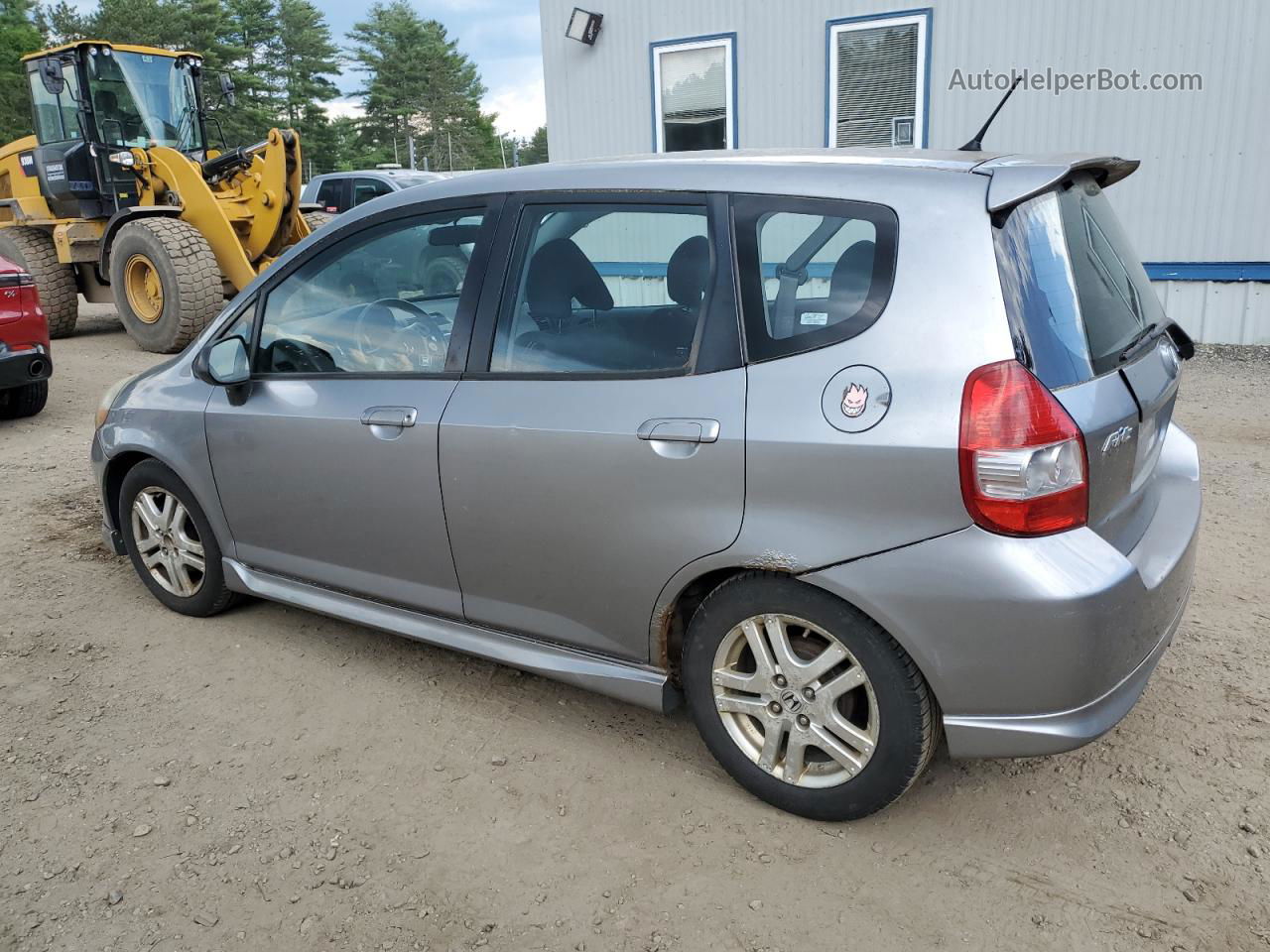 2008 Honda Fit Sport Silver vin: JHMGD37608S032119