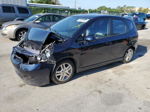 2008 Honda Fit Sport Blue vin: JHMGD37618S061290